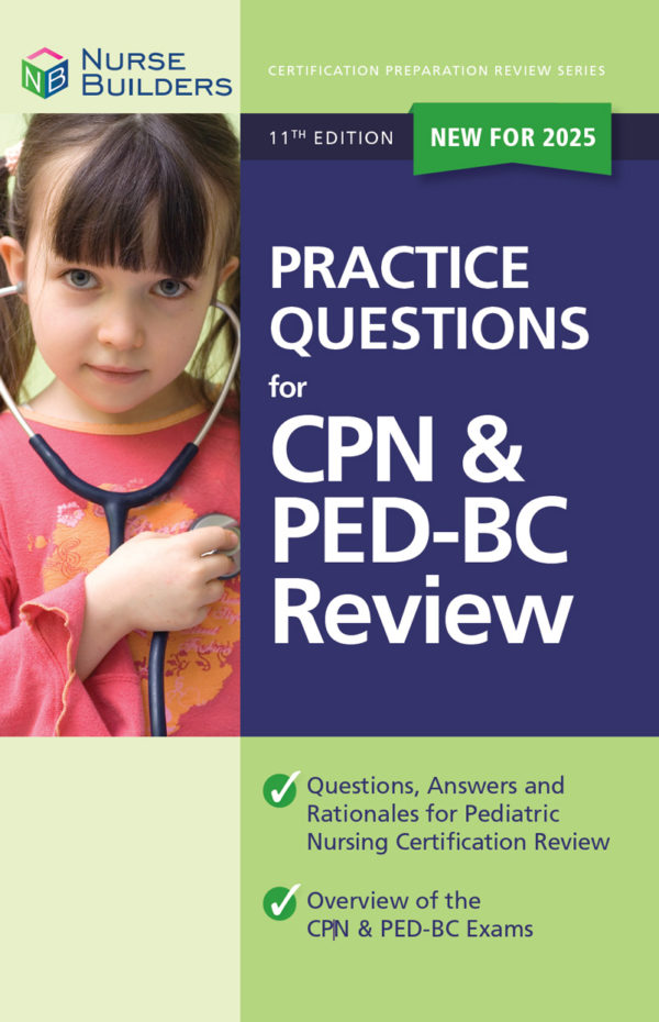 2025 11th edition Practice Questions for CPN & PED-BC Review book