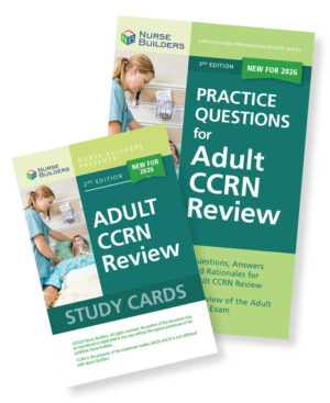 Save by purchasing the 2-part Adult CCRN Review Study Pack which includes: