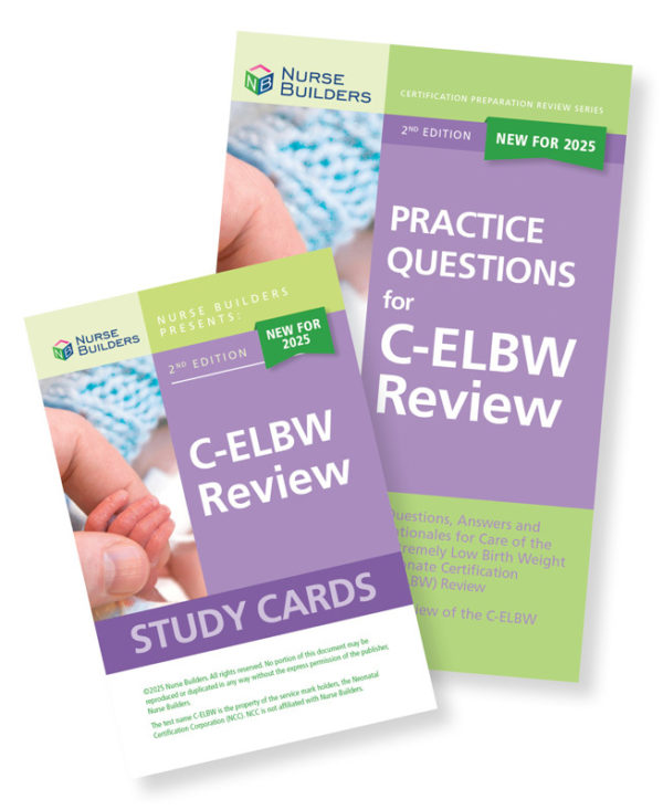 Save by purchasing the 2-part C-ELBW Review Study Pack which includes: