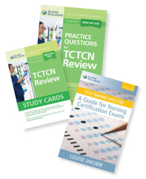 Save by purchasing the 3-part TCTCN Certification Study Pack which includes: