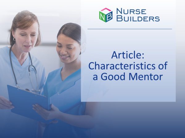 Article - Characteristics of a Good Mentor