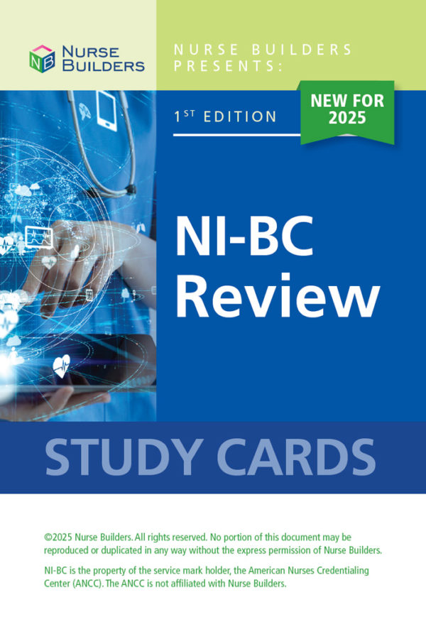 2025 1st Edition NI-BC Review Study Cards