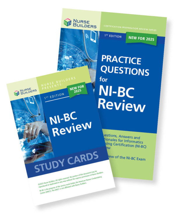 Save by purchasing the 2-part NI-BC Study Pack which includes: