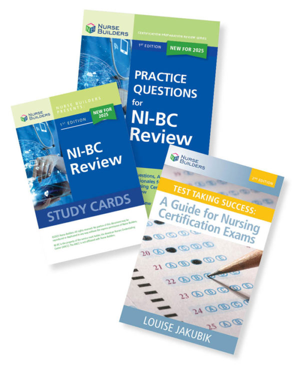 Save by purchasing the 3-part NI-BC Study Pack which includes: