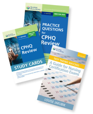 Save by purchasing the 3-part CPHQ Review Study Pack which includes:
