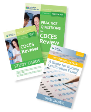Save by purchasing the 3-part CDCES Study Pack which includes: